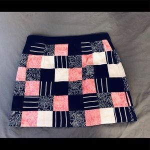 NWOT VINEYARD VINES SKIRT plaid blue pink PREPPY